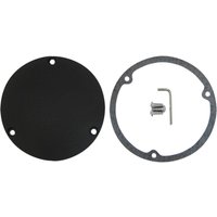 33-0017KWB - Drag Specialties Derby Cover For Harley Davidson FLH 1340 1984 - Wrinkle Black