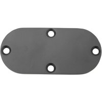 14009B - Drag Specialties Primary Chain Inspection Cover For Harley Davidson FL 1200 1973-1977 - Matte Black