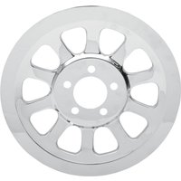 D26-0151 - Drag Specialties Outer Rear Pulley Insert For Harley Davidson FLD 1690 2012-2013 Rear - Chrome