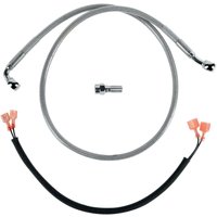 640222 - Drag Specialties Stainless Steel Brake Hose Kit For Harley Davidson FXST 1340 1989-1999 Rear
