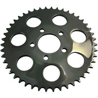 16426EB - Drag Specialties 530 Chain Conversion Sprocket For Harley Davidson FLD 1690 2012-2013 Rear Dished Black 51T
