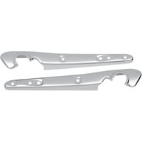 F51-0216 - Drag Specialties Rear Fender Struts For Harley Davidson XL 1200 C 2004-2020 - Chrome