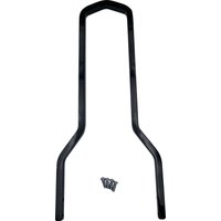 X08-0040GBT - Drag Specialties Round Sissy Bar For Harley Davidson FLDE 1750 2018-2020 374.65 mm - Gloss Black