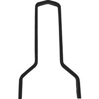 X08-0044GBT - Drag Specialties Square Sissy Bar For Harley Davidson FLFB 1750 2018-2020 39.4 cm - Black