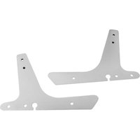 X08-0007C - Drag Specialties Sissy Bar Side Plates For Harley Davidson XL1200C 2004 - Chrome