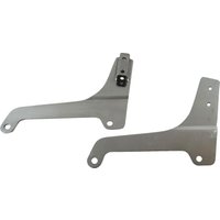 X08-0015C - Drag Specialties Sissy Bar Side Plates For Harley Davidson FLDE 1750 2018-2020 - Chrome