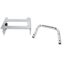 C77-0082 - Drag Specialties Quick Detach Tour Box Mount For Harley Davidson FLHR 1340 1997-1998 - Chrome