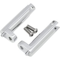 Image of 1620-1056 - Drag Specialties Passenger Foot Peg Mount Kit For Harley Davidson FLHR 1340 1994-1998 Rear - Chrome