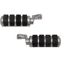 P17-0340IS - Drag Specialties Soft Ride Foot Pegs For Harley Davidson FXCW 1584 2009 - Chrome
