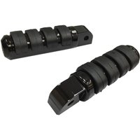 P17-0341ISGB - Drag Specialties Soft Ride Foot Pegs For Harley Davidson FLDE 1750 2018-2020