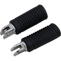 Image of P17-0342 - Drag Specialties FML Foot Pegs For Harley Davidson FLDE 1750 2019-2020 - Black/Chrome