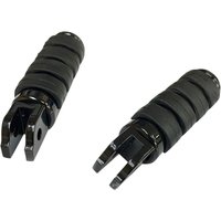 Image of P17-0343ISGB - Drag Specialties FML Foot Pegs For Harley Davidson FLDE 1750 2018-2020 - Black