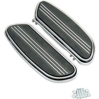 P17-0431 - Drag Specialties Sweeper Floorboards For Harley Davidson FLH 1868 2021 - Chrome