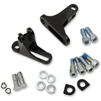 77825BS4 - Drag Specialties Short Passenger Footpegs Mount Kit For Harley Davidson FLHR 1340 1994-1998 - Black