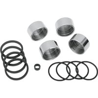 84966 - Drag Specialties Caliper Rebuild Kit For Harley Davidson FLD 1690 2012-2013 Front - Black