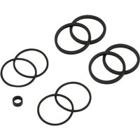 84969 - Drag Specialties Caliper Seal Kit For Harley Davidson FLD 1690 2012-2013 Fits Front Or Rear - Black