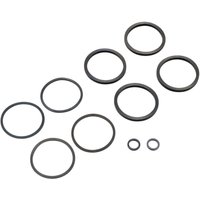 36965 - Drag Specialties Caliper Seal Kit For Harley Davidson FLHR 1450 2000-2003 Fits Front Or Rear - Black