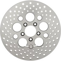 B06-0189AS - Drag Specialties Stainless Steel Drilled Brake Disc For Harley Davidson FLH 1868 2021 Rear - Ground