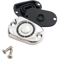 78073C - Drag Specialties Rear Brake Master Cylinder Cover Kit For Harley Davidson XL 1200 C 2014-2020 - Chrome