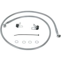 660310 - Drag Specialties Stainless Steel Brake Hose Kit For Harley Davidson XL 1200 C 2004-2013 Front