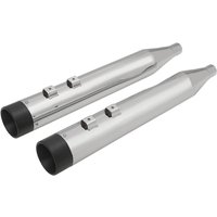 H00969 - Drag Specialties 4" Silencers For Harley Davidson FLHR 1340 1995-1998 100 mm - Chrome
