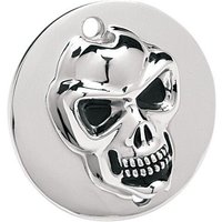 30-0186-PC - Drag Specialties 3-D Skull Points Cover For Harley Davidson XLCH 1000 1972-1978 - Chrome