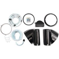 L20-0629GB - Drag Specialties Nacelle Headlight Kit For Harley Davidson FLST 1340 1987-1990 - Black