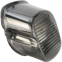 12-0417MA - Drag Specialties Laydown Taillight Lens with No Tag Window For Harley Davidson FLD 1690 2012-2013 Rear - Smoke