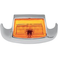 F51-0643 - Drag Specialties Front Fender Tip Light For Harley Davidson FLHR 1450 2000-2003 - Amber