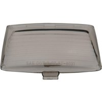 F51-0643LM - Drag Specialties Replacement Fender Lenses For Harley Davidson FLHR 1450 2000-2003 Front Smoke