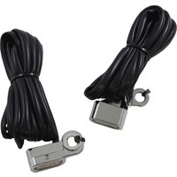 L22-0230DCE - Drag Specialties LED Handlebar Marker Lights For Harley Davidson FLD 1690 2012-2013 Chrome Clear