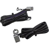 L22-0231DCME - Drag Specialties LED Handlebar Marker Lights For Harley Davidson XL 1200 C 2014-2020 Chrome Smoke