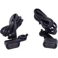 L22-0231DMBME - Drag Specialties LED Handlebar Marker Lights For Harley Davidson XL 1200 C 2014-2020 Black Smoke