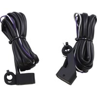 Image of L22-0232DMBME - Drag Specialties LED Handlebar Marker Lights For Harley Davidson FLHR 1584 - Black Smoke
