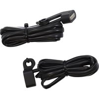 Image of L22-0232DMBE - Drag Specialties LED Handlebar Marker Lights For Harley Davidson FLHR 1584 - Black Clear