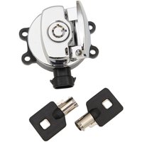 E21-0214 - Drag Specialties Side Hinge Ignition Switch For Harley Davidson FLS 1690 2012-2015 - Chrome