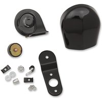 E11-6167GB - Drag Specialties Electric Horn Kit For Harley Davidson FLFBS 1868 2021-2024 - Black