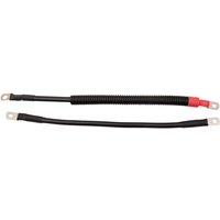 Image of E25-0091B-D6 - Drag Specialties Battery Cable Set For Harley Davidson XL 1200 C 2010-2013 - Black