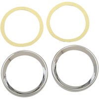 2202-0060 - Drag Specialties Instrument Gauge Bezel For Harley Davidson FLHT 1340 1996-1998 - Chrome