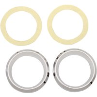 2202-0061-BC119 - Drag Specialties Instrument Gauge Bezel For Harley Davidson FLTC 1340 1986-1991 - Chrome