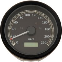 Image of T21-69A4BBDS - Drag Specialties 3-3/8" Programmable Electronic Speedometer For Harley Davidson FXD 1450 1999-2003