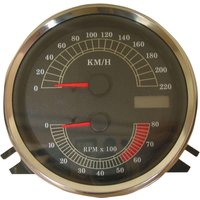 T21-6986A - Drag Specialties Electric Speedometer/Tachometer For Harley Davidson FLHR 1340 1996-1998
