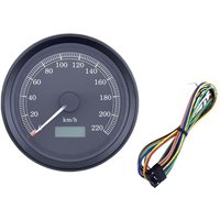 Image of T21-69A4BBDSR - Drag Specialties Universal Speedometer For Harley Davidson FXD 1450 1999-2001
