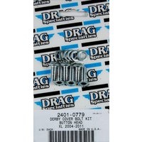 MK686 - Drag Specialties Bolt Set For Harley Davidson XL 1200 C 2004-2020 - Silver