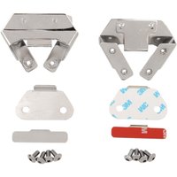 S77-0145-ACDS - Drag Specialties Replacement Saddlebag Mount Kit For Harley Davidson FLHR 1340 1995-1998 - Chrome