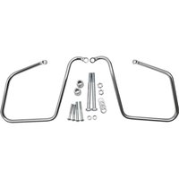 Image of S77-0146DS - Drag Specialties Saddlebag Support Brackets For Harley Davidson FXD 1584 - Chrome