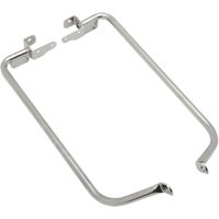 Image of S77-0148 - Drag Specialties Saddlebag Support Brackets For Harley Davidson FLHR 1690 - Chrome