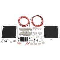 Image of S77-0145KDSNU - Drag Specialties Saddlebag Hardware Kit For Harley Davidson FLHR 1340 1994-1998 - Chrome