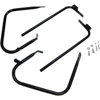 21026B - Drag Specialties Saddlebags Guards/Support Kit For Harley Davidson FLHR 1340 1997-1998 - Black