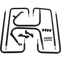 21042B - Drag Specialties Saddlebag Guard/Side Rail Kits For Harley Davidson FLHR 1340 1997-1998 - Black